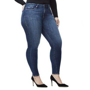 Good American Good Legs Jeans Women Size 18 Blue Denim Skinny Blue004